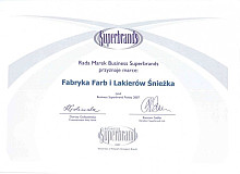 „Business Superbrands” для Śnieżkа !