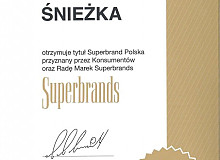 Superbrands для бренда Śnieżkа