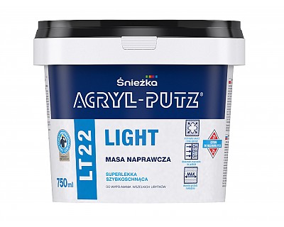 ACRYL PUTZ® LIGHT Ремонтная масса супер-легкая, быстросохнущая